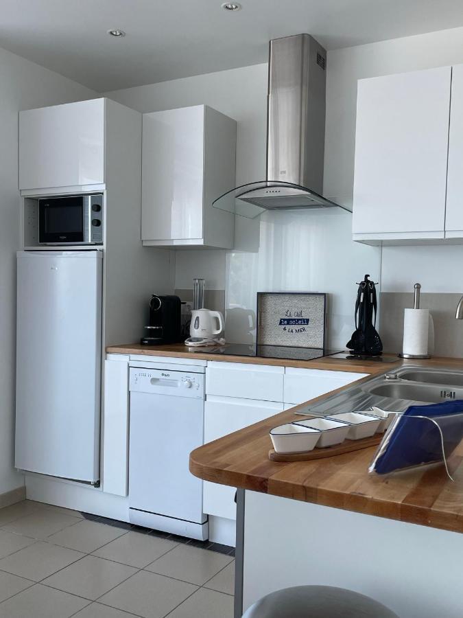 Au Petit Brick - Cosy Beachfront House Maupertus-sur-Mer Luaran gambar