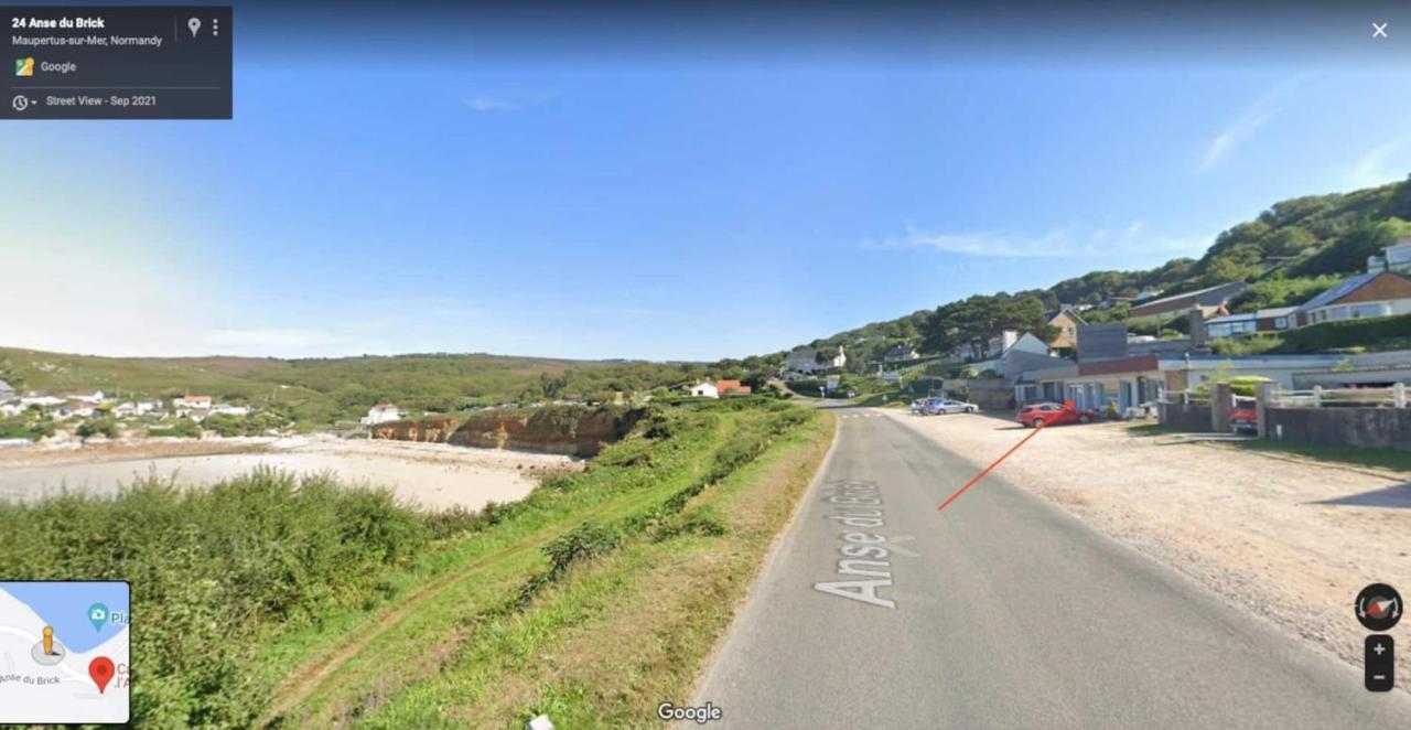 Au Petit Brick - Cosy Beachfront House Maupertus-sur-Mer Luaran gambar