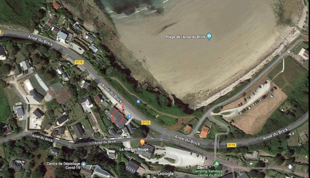 Au Petit Brick - Cosy Beachfront House Maupertus-sur-Mer Luaran gambar